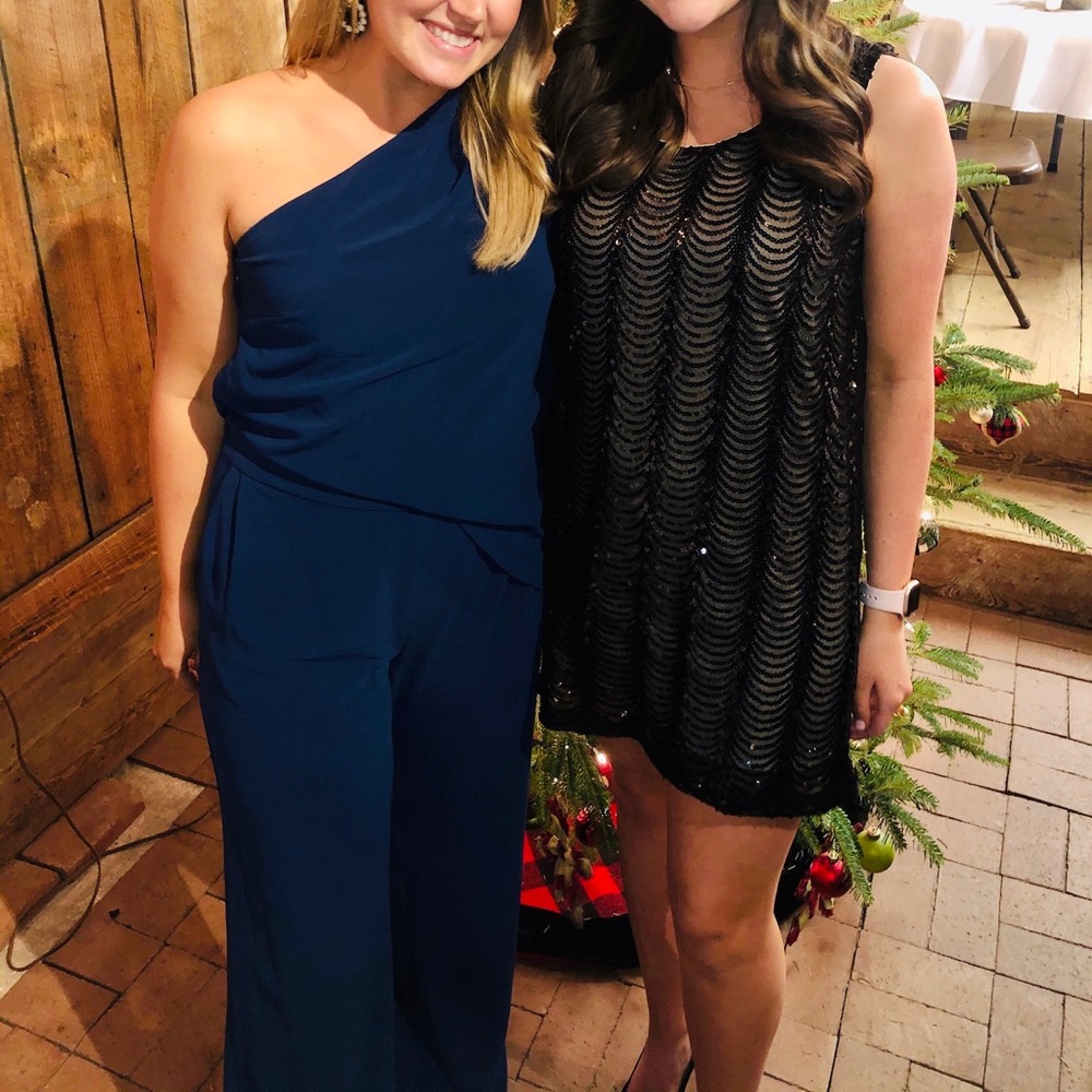 Navy jumpsuit! Only worn once